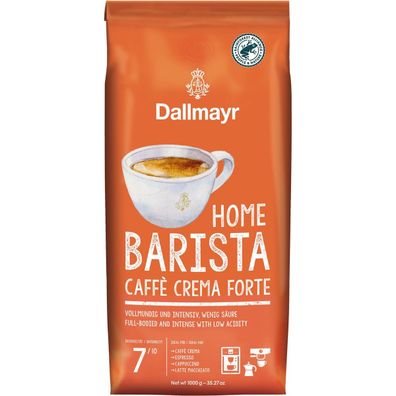 Dallmayr Kaffee Home Barista Crema Forte 118044 Bohne 1kg