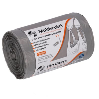 FIRST PLUS Müllsack 34044 30l gr 50St