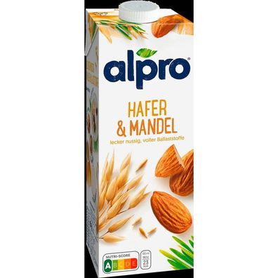 alpro® 3452321000 Hafer-Mandeldrink 8 x 1,0 l