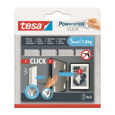 tesa Powerstrips Click Small 77720-00000-00