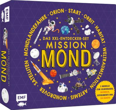 Das XXL-Entdecker-Set - Mission Mond: 5 Modelle zum Selberbauen, Sachbuch,