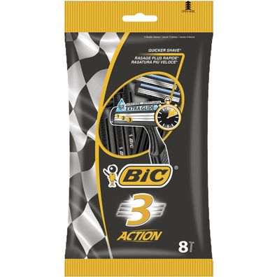 BIC Einwegrasierer 3 Action 923078 8St