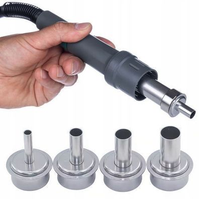 Rosfix Set Heißluftdüsen Gerade – 4 Größen 5–12 mm | Stahl für Quick 861