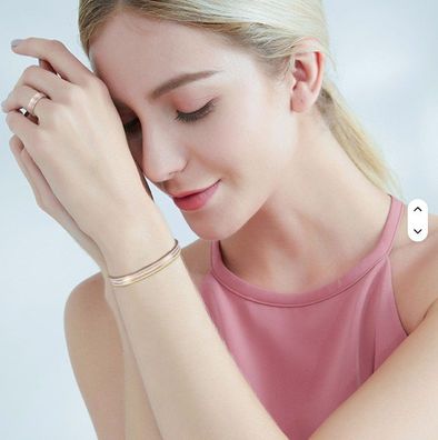 handgefertigtes einstellbares Kupferarmband und Ring magnetische Therapie