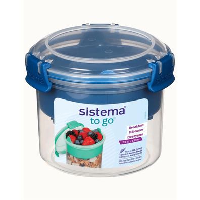 Sistema 21355 Sistema Frühstücksdose Breakfast TO GO, 530 ml