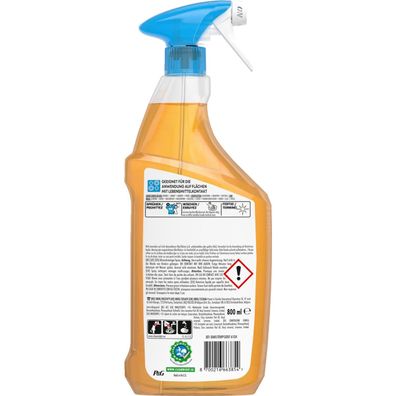 Meister Proper 8700216663854 Meister Proper Sprühen-Wischen-Fertig Küchenspray, 800 m