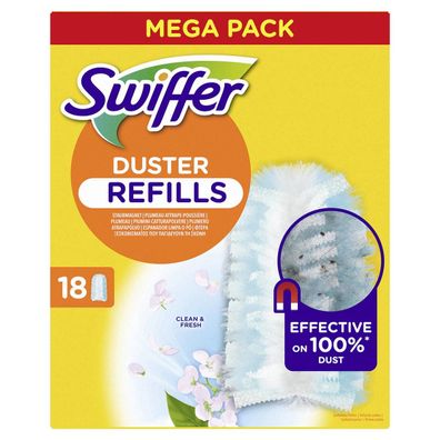 Swiffer 8700216711043 Swiffer Staubmagnet Tücher mit febreze-Duft, 18er Pack