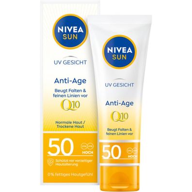 NIVEA SUN Sonnenschutz Anti-Age 86086 LSF50 50ml