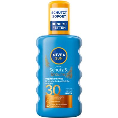 NIVEA SUN Schutz+Bräune-Spray 85445 LSF30 200ml