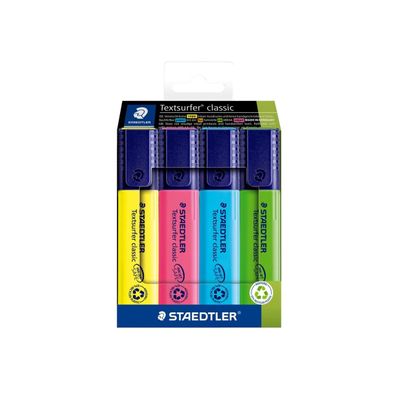 Staedtler Textmarker Textsurfer 364 C4 sort 4St