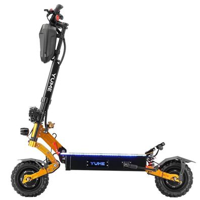YUME X11 + (NO ABE) Faltbarer E-Scooter 3000W*2 Motor 60V27Ah 11 Zoll Offroad-Reifen