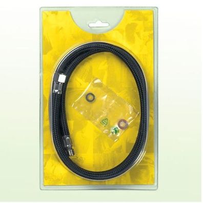 Brauseschlauch Comair für Friseurwaschbecken schwarz, Nylon 3/8", 120 cm