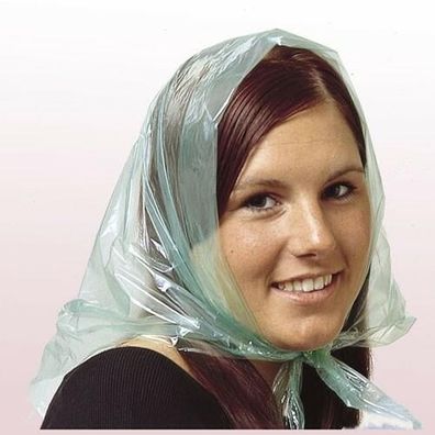 Einweg-Dauerwellhauben Comair grün 100er-Beutel