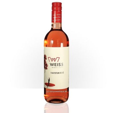 Weingut Weiss 2024 Faktotum Zweigelt Rose lieblich (Resthistamingehalt: 0,1 mg/l