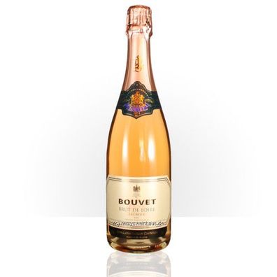 Bouvet-Ladubay Saumur Rose Brut de Loire AOCMethodeTraditionnelle 0.75 Liter