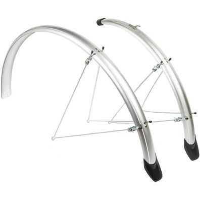 Schutzblech Satz Eurofender Elegance 28" x 46 mm - Silber