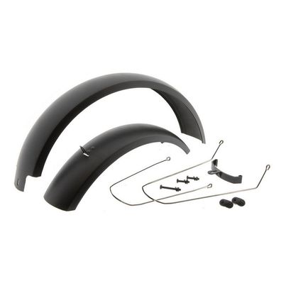 Schutzblech-Set Mirage 20 Fatbike inkl. Befestigung - schwarz