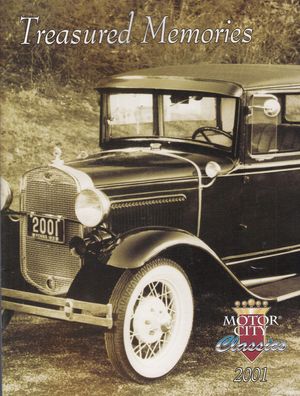 Treasured Memories, Motor City Classics 2001, Modellautokatalog