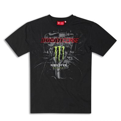 DUCATI Corse Monster Energy T-Shirt NEU