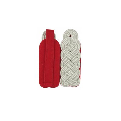 Schultergeflechte - Majorsgeflecht Flachschnur - SILBER