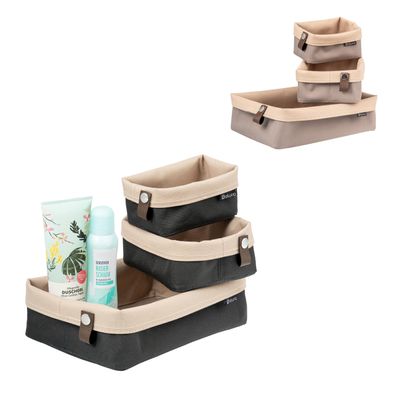 eluno Wendekorb aus Tetron, 3er Set