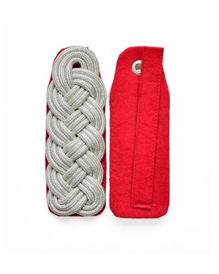 Schultergeflecht - Majorsgeflecht silber