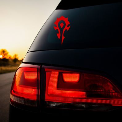Auto Aufkleber "WoW Horde" Gaming Vinyl Sticker #0184