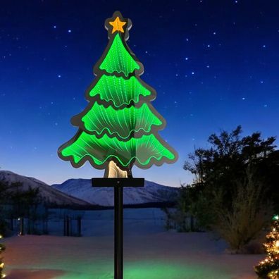 LED-Tanne Weihnachtsbaum IP44 Infinity Effekt 132 SMD LED 40 + 50cm 36350