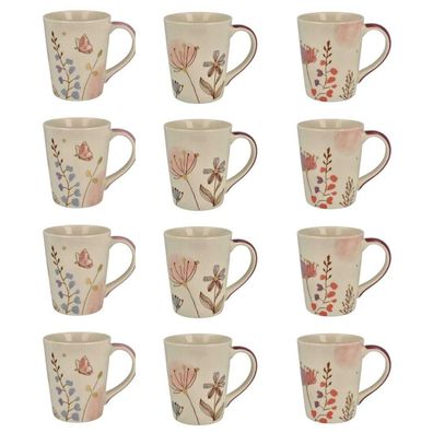 Becher "Florentina" mit Goldauflage, 3er Set - Einheit: 4 Set