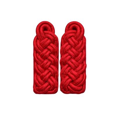 Rot Majorsgeflecht Rundschnur - Schultergeflechte