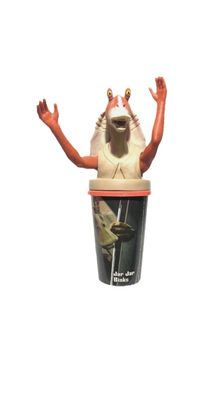 Star Wars KFC Jar Jar Binks Deckel 1999 Episode I Promo Sammler Neu ohne Becher