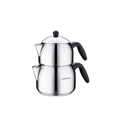 Korkmaz Orbit Maxi Teekannen-Set - 1,2L/2,0L, für alle Herdarten geeignet