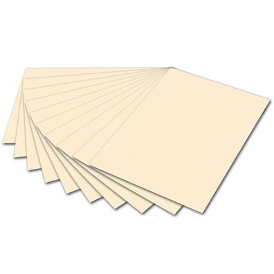 10x FOLIA 6708E Tonpapier, 50x70cm, 130g/m², beige
