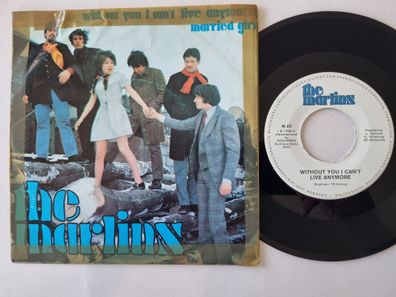 The Marlins - Without you I can't live anymore 7'' Vinyl Germany/ WORN COVER!