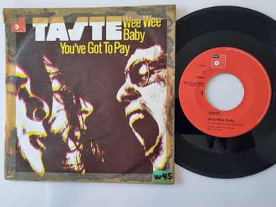 Taste - Wee Wee Baby 7'' Vinyl Germany/ WORN COVER!