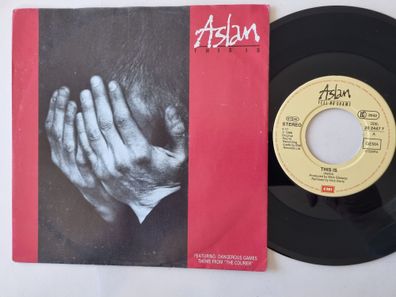 Äslan - This Is/ The Courier (Dangerous Games) 7'' Vinyl Europe