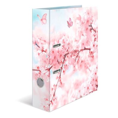 10x HERMA 19556 Ordner Cherry Blossom Motivordner 7,0 cm DIN A4
