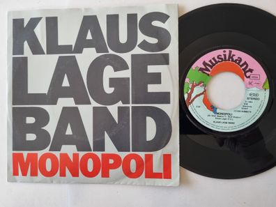 Klaus Lage Band - Monopoli 7'' Vinyl Germany