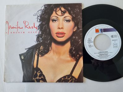 Jennifer Rush - A Broken Heart 7'' Vinyl Europe