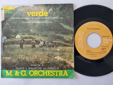 M. & G. Orchestra = Oliver Onions - Verde 7'' Vinyl Italy