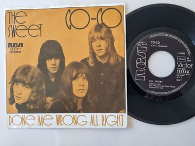 The Sweet - Co-Co 7'' Vinyl Germany BLACK LABEL