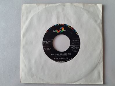 Ray Charles - No One To Cry To 7'' Vinyl US
