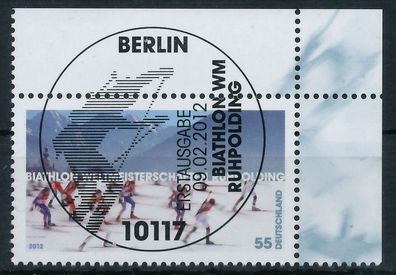 BRD BUND 2012 Nr 2912 ESST zentrisch gestempelt ECKE-ORE XA0D90E