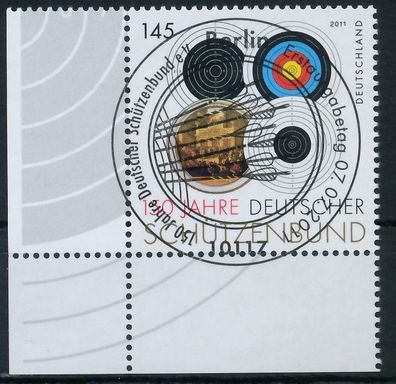 BRD BUND 2011 Nr 2881 ESST zentrisch gestempelt ECKE-ULI XA0D98E