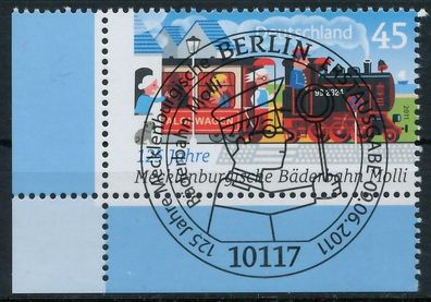 BRD BUND 2011 Nr 2872 ESST zentrisch gestempelt ECKE-ULI XA0D9FA