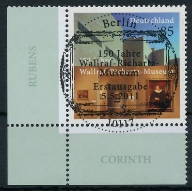 BRD BUND 2011 Nr 2866 ESST zentrisch gestempelt ECKE-ULI XA0D9EA