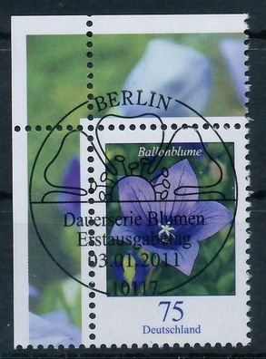 BRD BUND DS BLUMEN Nr 2835 ESST zentrisch gestempelt ECKE-OL XA0DA12