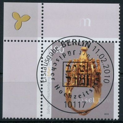 BRD BUND 2010 Nr 2784 ESST zentrisch gestempelt ECKE-OLI XA0DA86