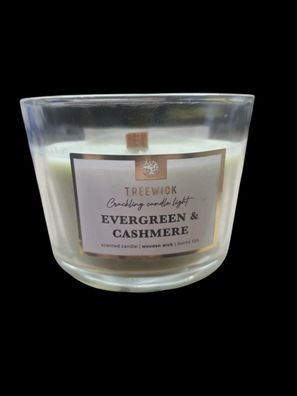 Treewick Duftkerze Evergreen & Cashmere 8 x 6 x 6,5 cm