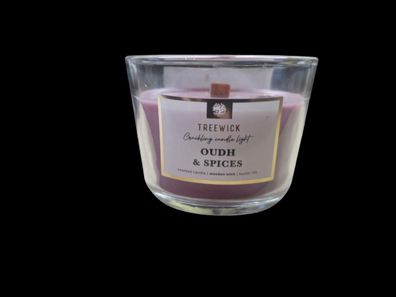 Treewick Duftkerze Oudh & Spices 8 x 6 x 6,5 cm